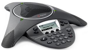Click for large view of SoundStation IP 6000 conference speaker phone.