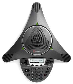 Click for large top view of a Polycom SoundStation IP 6000.