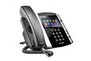 Click for large view of VVX 600 conference speaker phone.